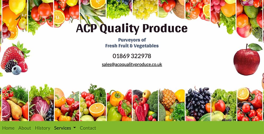 Wholesale Fruit & Veg website website