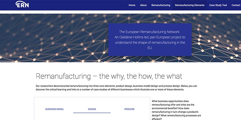 ERN : European Remanufacturing Network, Aylesbury